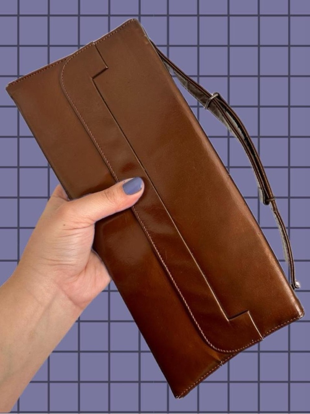 Metallic Brown Handbag